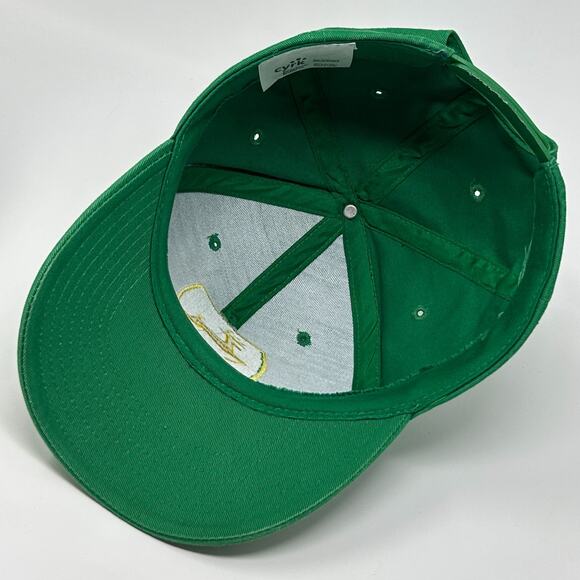 John Deere Hat Baseball Cap Green Farmer Farming Tractor Logo 6 Panel Snapback - Picture 4 of 12